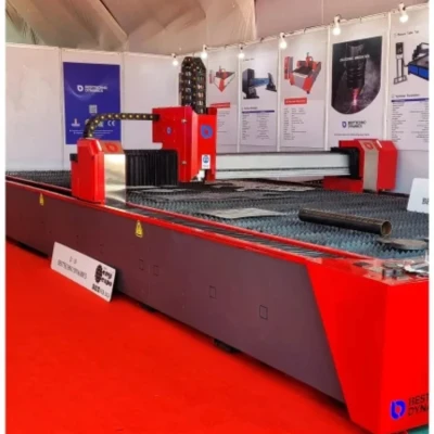 دستگاه سی ان سی لیزر فایبر برش فلزات 2kw